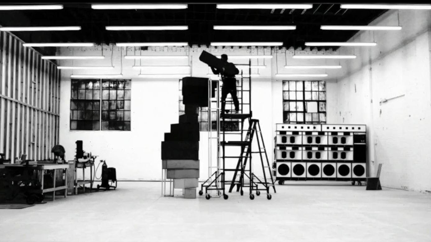 A still from Frank Ocean's Endless video, which he used to fulfill his final project option in his Def Jam deal. The next day, Ocean released Blond(e) independently through Stem